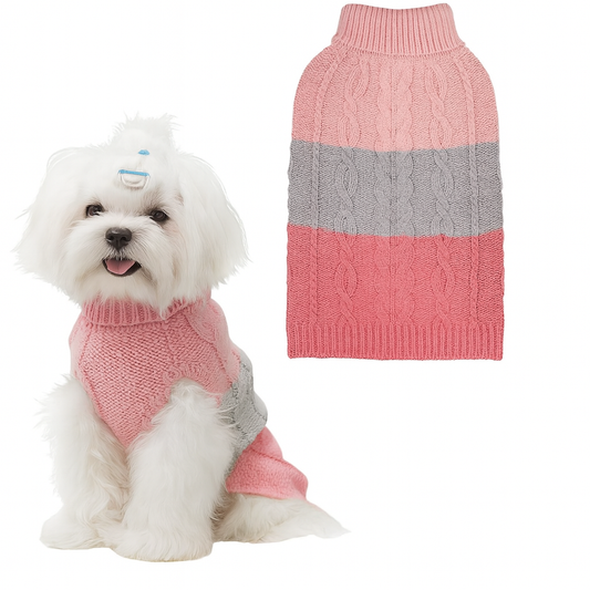 Colorful Knitted Sweater for Dogs
